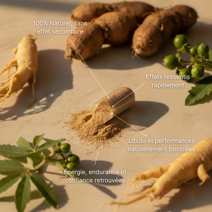Cure MACA naturel (1 mois - Boost énergie)